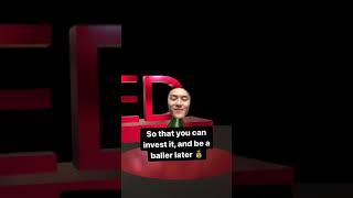 Thanks for coming to my Ted Talk #shorts