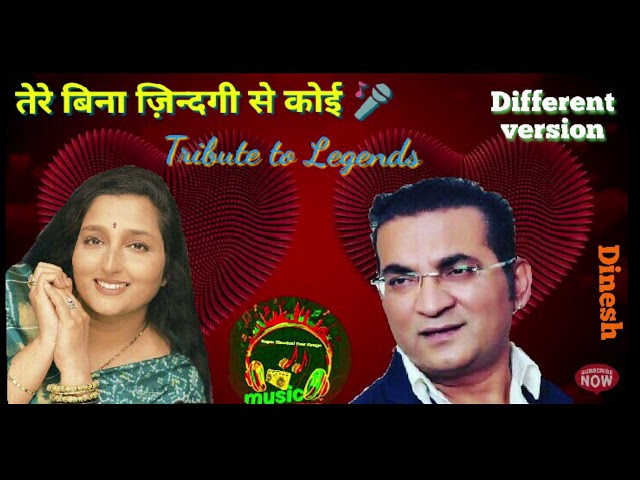 Tere Bina Zindagi Se koi- Abhijeet , Anuradha Paudwal | Tribute to Legends || Special Version class=