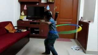 Indujaa Doing Hula Hoop