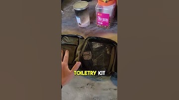 2 Second Lean Travel | Toiletry Kit Hacks #shorts #lean #travel