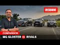 MG Gloster vs Ford Endeavour vs Toyota Fortuner | Comparative Review | OVERDRIVE