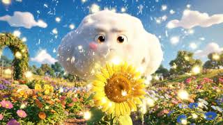 Puff the Little Cloud Saves a Sunflower! 🌻☁️ | Cloud Bubble