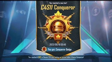 Finally Reached Conqueror ❤️😍 || BGMI C4S11 Conqueror Status 🔥🥵 |#bgmi #godakyt #bgmilive #subscribe