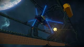 Space Engineers Mod | Space Shipyard Test. Script Test in Space  | OmniBeam X-1100