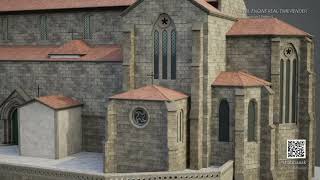 Modular Cathedral Building WIP blockout, Unreal Engine