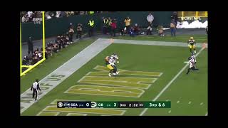 Jamal Adams gets a Interception‼️ Packers Vs Seahawks!! NFL Week 10