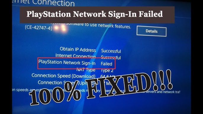 An Error Has Occurred on PS4 [Network Sign In Fix]