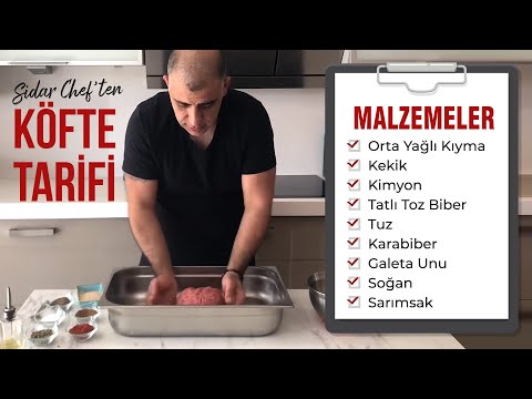 Video: Fotoğraflı Köfte Tarifi. Süzme Peynirli Lezzetli Köfte