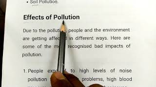 Essay on Pollution- Hindi to English Translation || इंग्लिश पढ़ना कैसे सीखे?How to Translate?