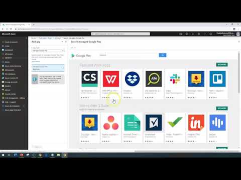 Client Apps Store Apps Managed Google Play - Microsoft Intune Training Series Video No#83