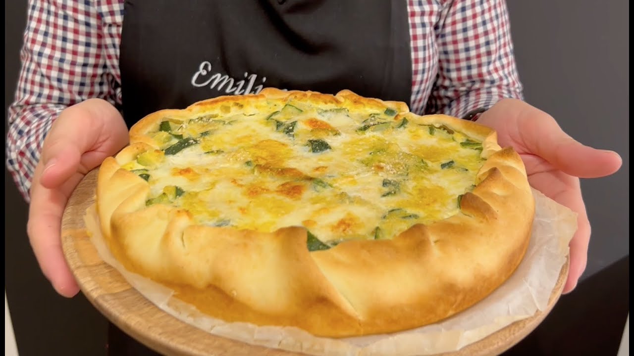 Torta Salata con Zucchine e Mozzarella YouTube