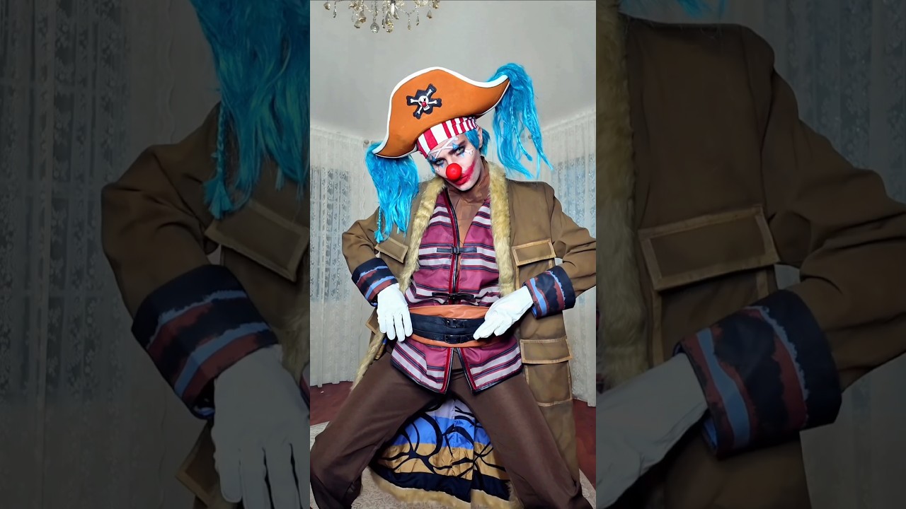 Didn't want you forgetting I'm unhinged 🤡🩵 #onepiece Buggy the pirate clown