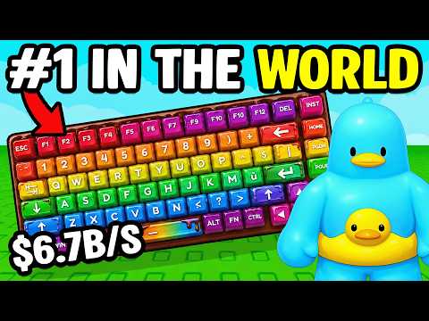 I BUILT the RAREST ROBLOX KEYBOARD and made BILLIONS...