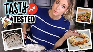 TESTING TASTY Buzzfeed Recipes || PARTY FOOD Edition: Were They Any Good?!