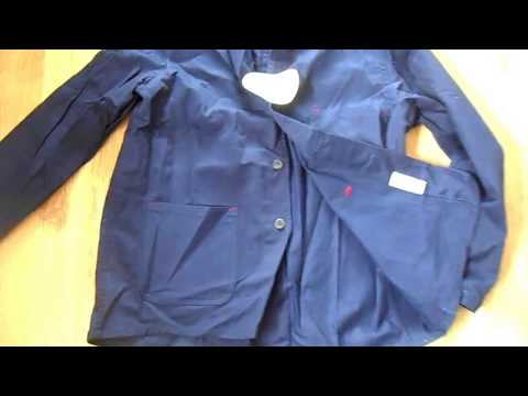 VINTAGE RARE BOLT BRAND HEAVY COTTON BLUE WORKWEAR JACKET SIZE 116/45.67