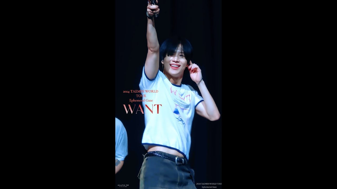 4K 240901 TAEMIN WANT Sound Check Ephemeral Gaze 4k-240901-taemin-want-sound-check-ephemeral-gaze