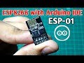 Getting Started with ESP 8266 ESP 01 with Arduino IDE | Programming esp-01 with Arduino ide