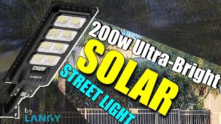 UltraBRIGHT SOLAR Light | SOLAR Street Light by LANGY