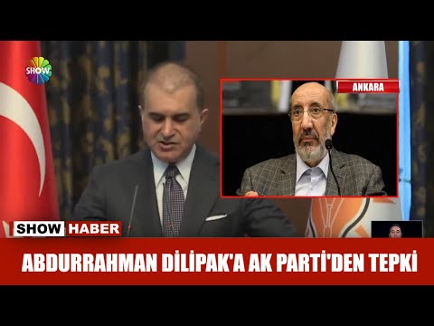Abdurrahman Dilipak'a AK Parti'den tepki