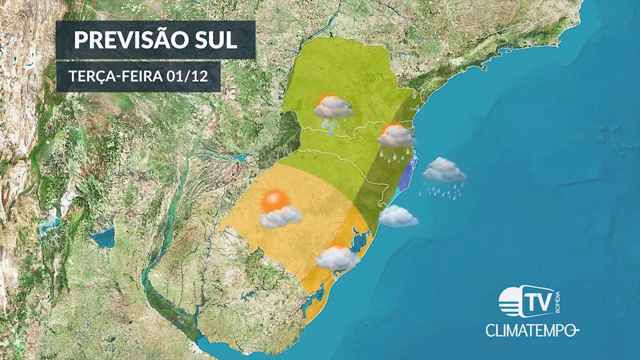 Previsão do Tempo: 01/12/2020