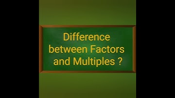 ||Factors and Multiples|| #shorts #maths #math #short #yt