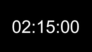 2 Hours 15 Minutes Timer with Final Alarm [No MID ROLL Ads] - 135 Minutes