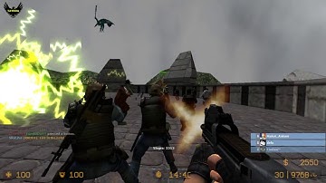 ZOMBIE ESCAPE MOD ON COUNTER-STRIKE: SOURCE, MAP: ZE_CASTLEVANIA, LEVEL 3, CSS