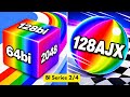 [2048AHL to 128AJX] Ball Run 2048 Infinity Mode vs BI Series 2/4 Jelly Run 2048 vs Kooply Run!