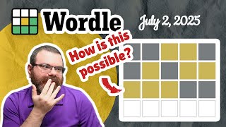 Quite the puzzle! | Wordle #1474 (July 2nd, 2025)