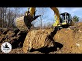 Digging biggest rocks of my career for foundation