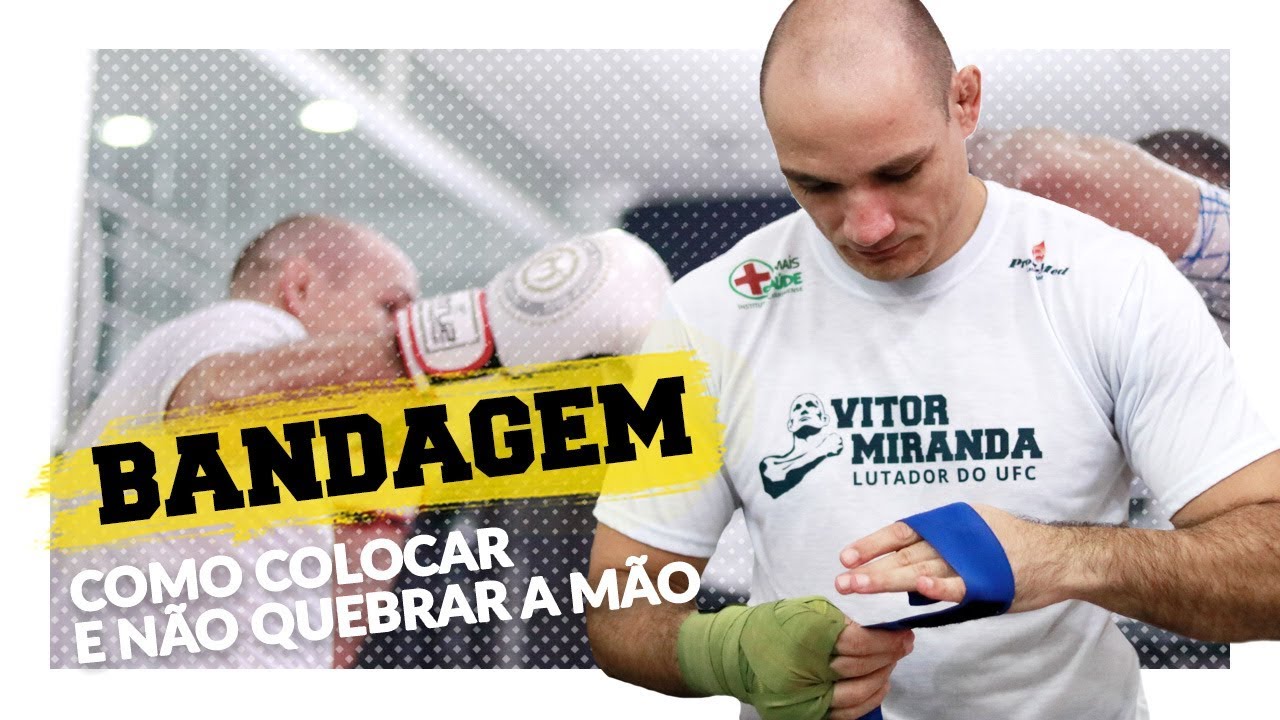 Quebrei a mão no UFC - Como colocar bandagem corretamente (Boxe, Muay