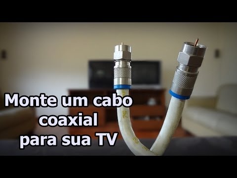 Vídeo: Como Fazer Um Cabo Coaxial