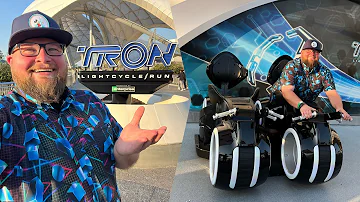 TRON Lightcycle Run | I Didn't Fit On The Ride At First | Front Row POV & Review | Walt Disney World
