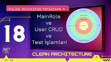 Clean Architecture ve Angular ile Muhasebe Programı 18 - MainRole ve User CRUD ve Test İşlemleri