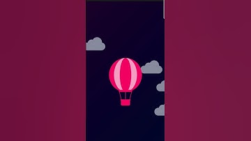 HOT Air Balloon Animation Using HTML, CSS & JS 😱🔥 #html #css #js #shorts