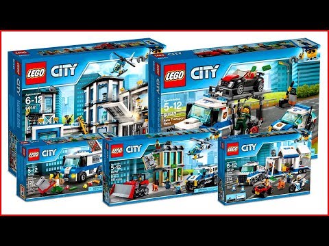 bagagerum søm svært COMPILATION ALL LEGO City Police 2017 - Speed Build for Collectors - YouTube