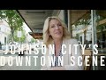 Johnson citys downtown scene