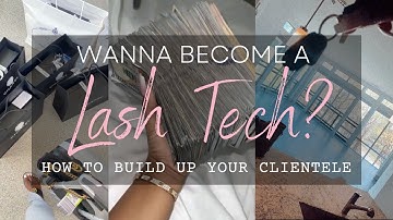 RICH OFF LASHES💕 | HOW TO BUILD CLIENTELE FAST AS A BEGINNER LASH TECH | + MARKETING TIPS