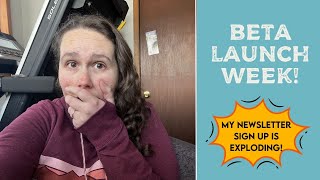 Launch Week for Beta Testers - What will they think?