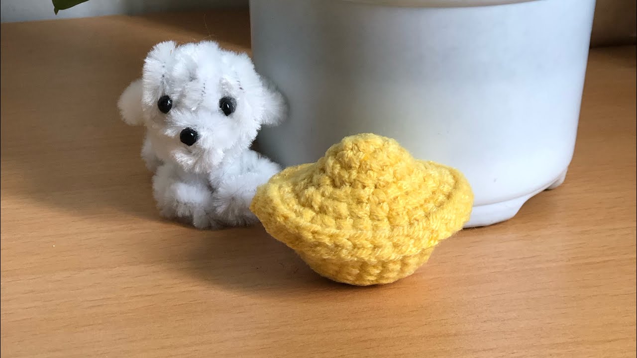 Hướng dẫn móc Thỏi Vàng bằng len | Crochet Gold Bar | MeoDIY