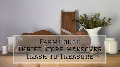 *SunDay Funday* Farmhouse Thrift Store Makeover Trash to Treasure *NewAir Froster Mini Beer Fridge*
