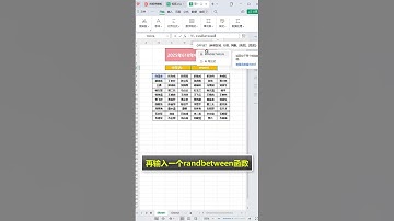 用Excel制作随机滚动抽奖，让抽奖变得有仪式感 #办公技巧  #Excel  #干货分享