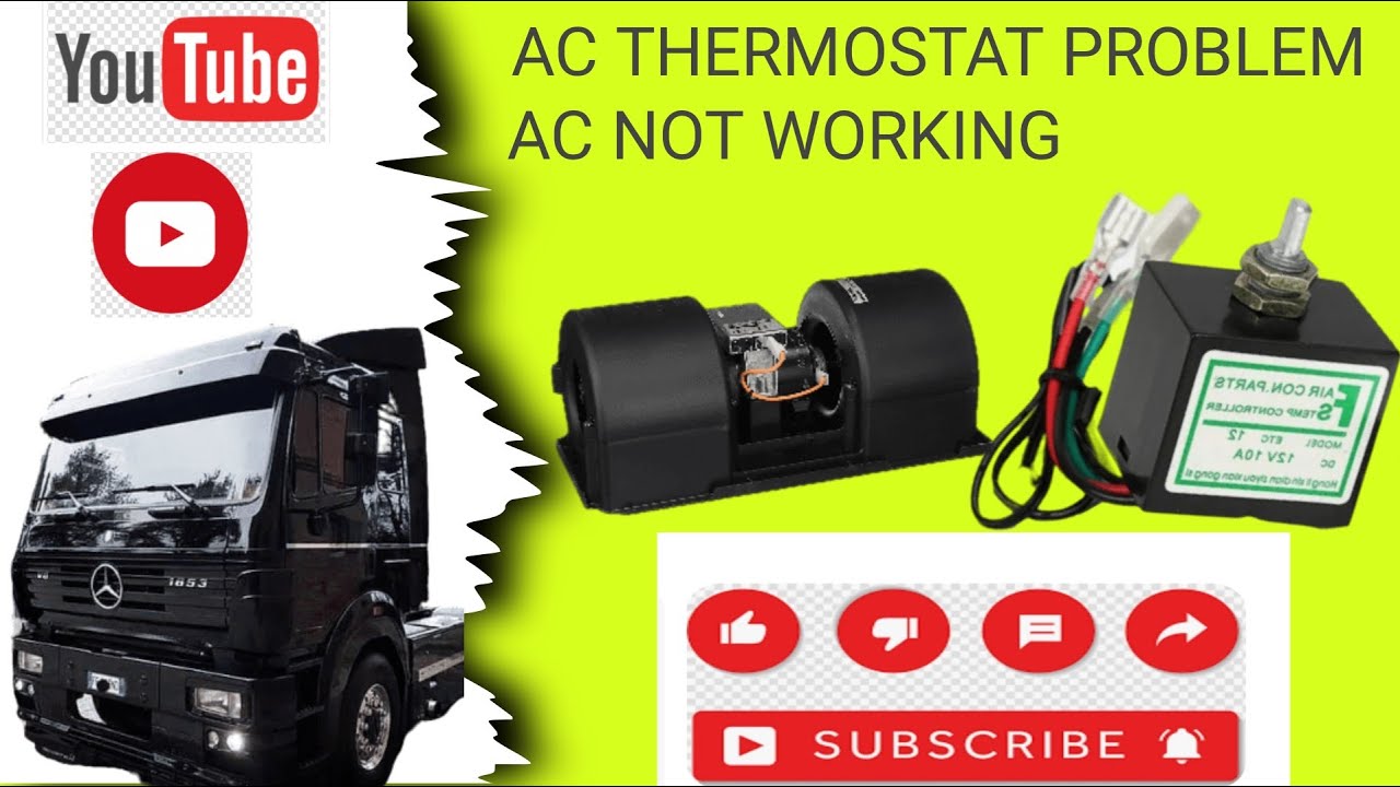 Z Rasheed Ac Work Marcedes Benz Truck || Ac Not Working || Rasheed kh auto works - YouTube