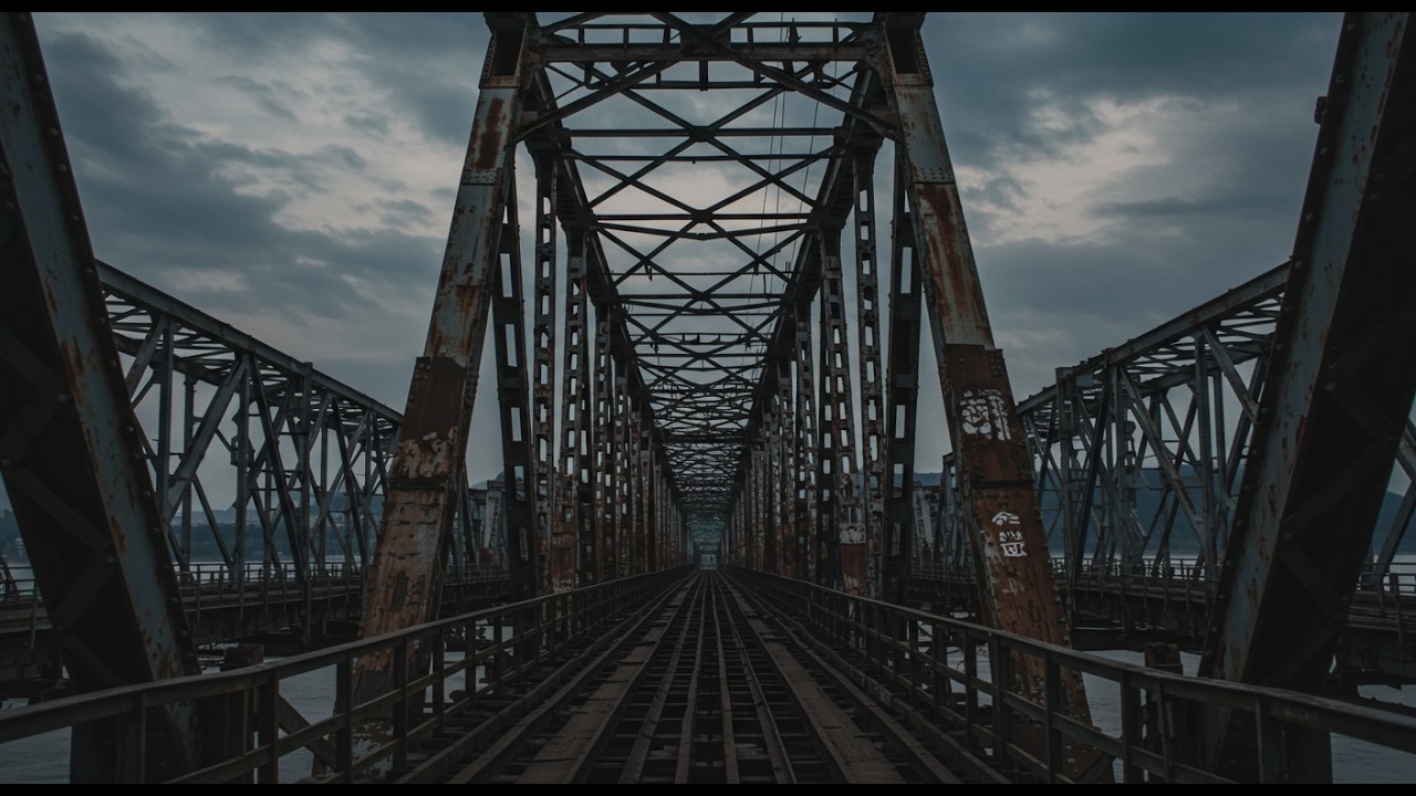 Разрушенный мост на реке Ялуцзян: Погружение в китайско-северокорейский приграничный ландшафт в