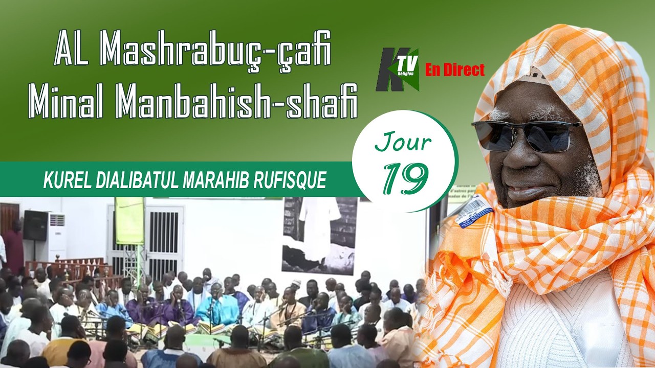EN DIRECT: Prestation Kourel Dialibatul Marahib Rufisque Mashrabuç- çâfî Jour19 Ramadan 2026Camaseye