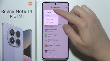 Redmi Note 14 Pro: Check Mobile Data Usage
