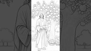 A Quiet Moment of Faith & Love 👑✝️  #jesus  #faith #shorts #bibleart