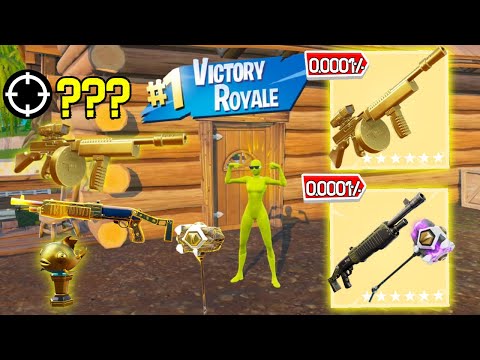 OG Fortnite Reload Midas Gilded Eye Drum Gun Shockwave Mythic Hammer High Kill Gameplay