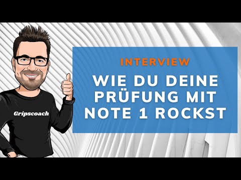 Prüfung mit Note 1 rocken ? Interview mit Lena (Bezirks-Beste der IHK Lübeck)⭐GripsCoachTV