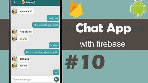 Chat App with Firebase Part 10 - User Profile - Android Studio Tutorial
